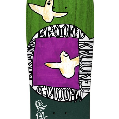 Krooked Birdnest Barbee 9.5 Skateboard Deck