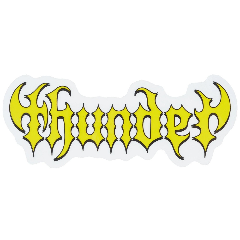 Thunder Trucks Catalyst Medium Skateboard Sticker [Colour: Yellow]