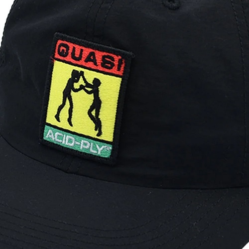 Quasi Factory Black 6 Panel Snapback Hat