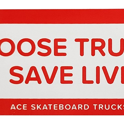 Ace Loose Trucks Save Lives Sticker