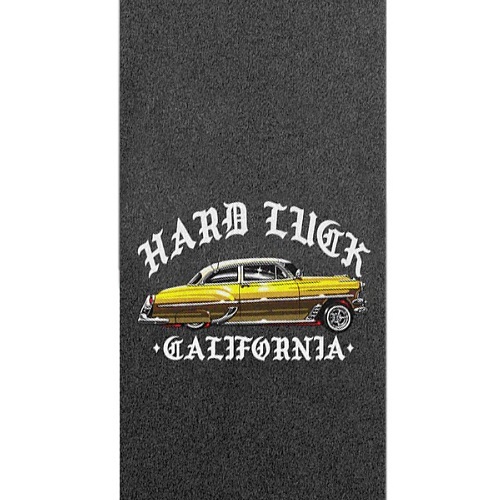 Hard Luck 54 Love Black 9 x 33 Skateboard Grip Tape Sheet