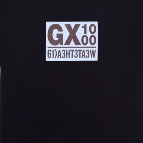 Gx1000 61 Logo Black T-Shirt [Size: XL]