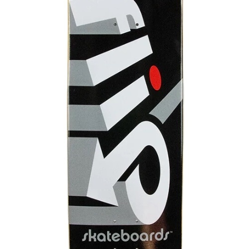 Flip Strobe Black 8.5 Skateboard Deck