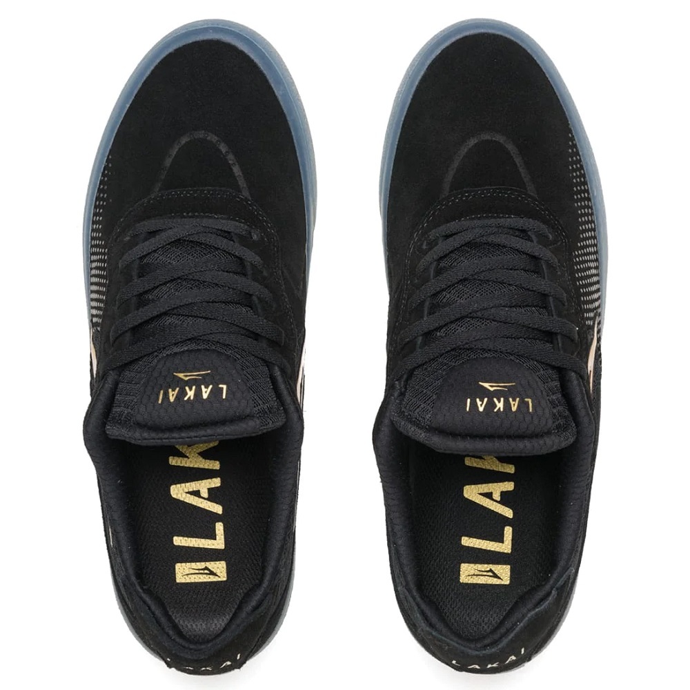 Lakai Skateboard Shoes Essex Black Suede