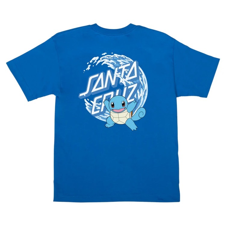 Santa Cruz X Pokemon Water Type 1 Royal Youth T-Shirt [Size: 10]