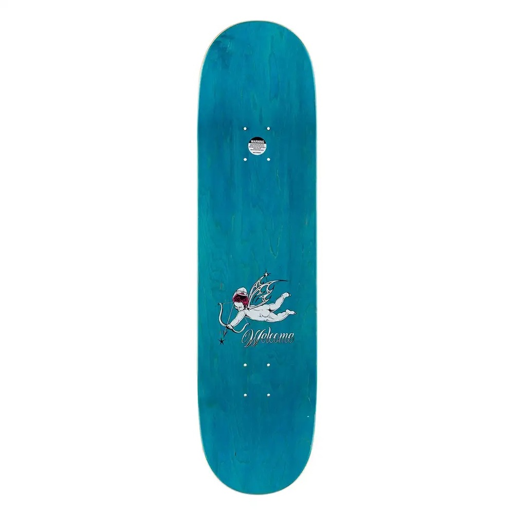 Welcome Cherubs On Island White Prism Foil 8.38 Skateboard Deck