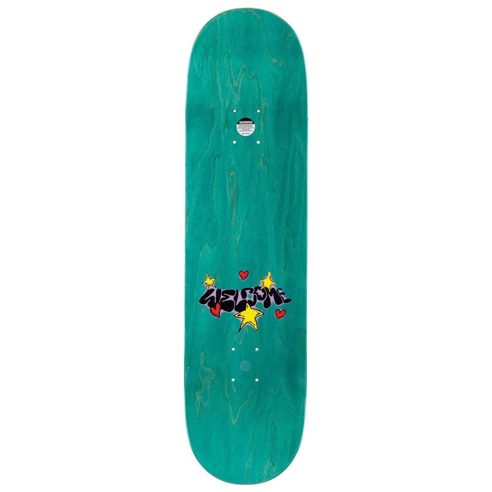 Welcome Lamby On Evil Twin White 8.5 Skateboard Deck