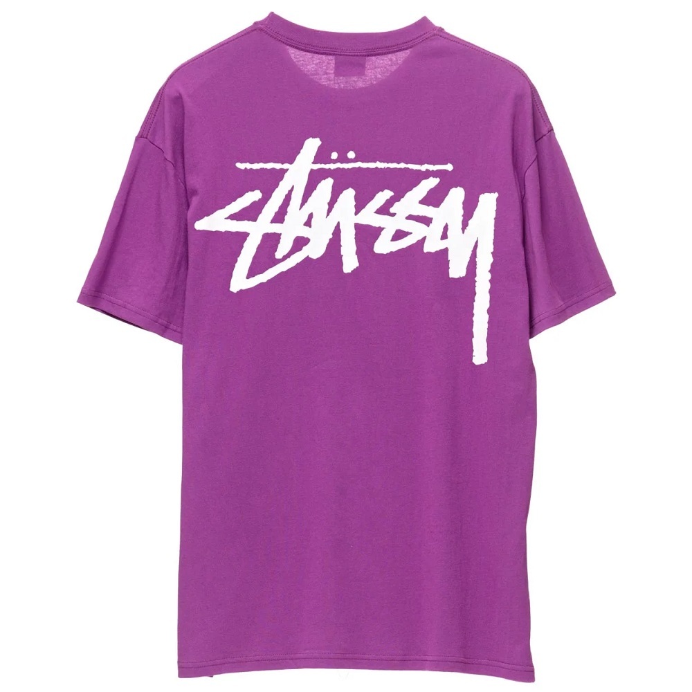 Stussy Big Stock Purple T-Shirt