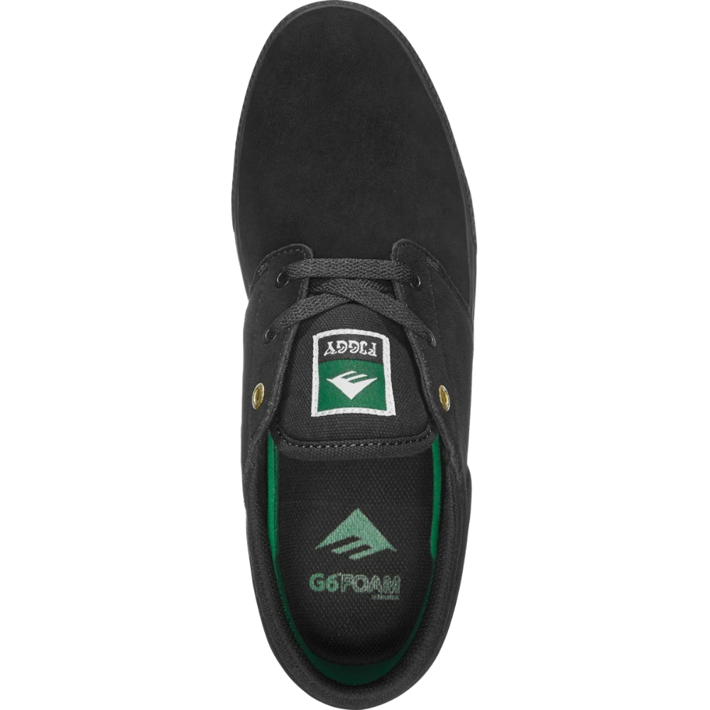 Emerica Figgy G6 Black Black Mens Skate Shoes [Size: US 9]