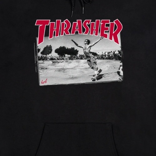 Thrasher Jack Dish Black Hoodie [Size: L]