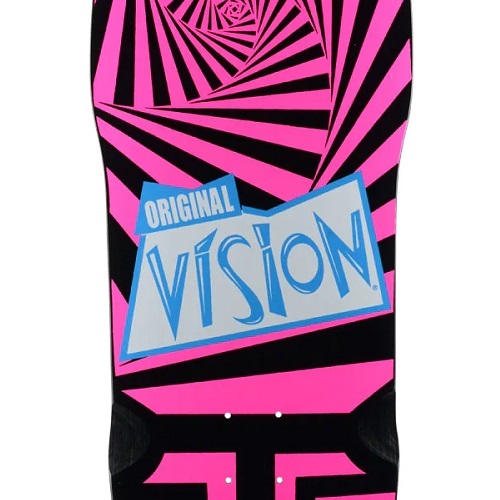 Vision Original Black Pink Skateboard Deck