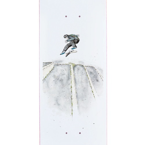 April Shane Oneill Wallenberg White 8.0 Skateboard Deck