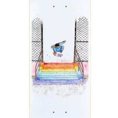 April Ish Cepeda Takashi 10 White 8.25 Skateboard Deck