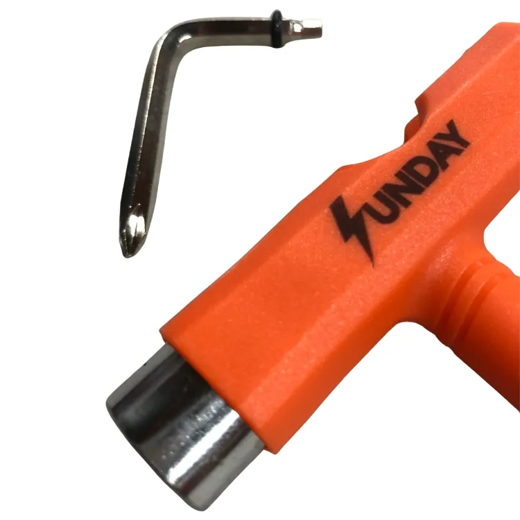 Sunday Hardware Orange Skateboard T Tool
