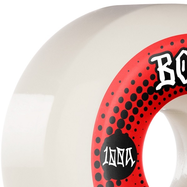 Bones OG 100's Sidecut White V5 52mm Skateboard Wheels