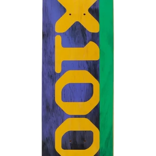 Gx1000 Split Stain Purple Green Yellow 8.375 Skateboard Deck