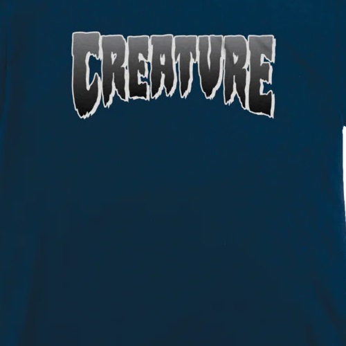 Creature Logo Dark Navy T-Shirt [Size: M]