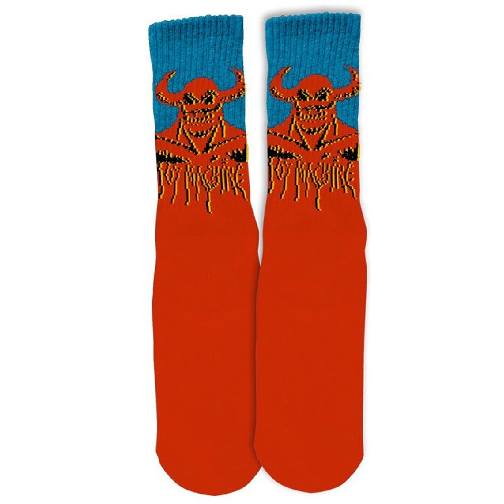 Toy Machine Hell Monster Crew Red Socks