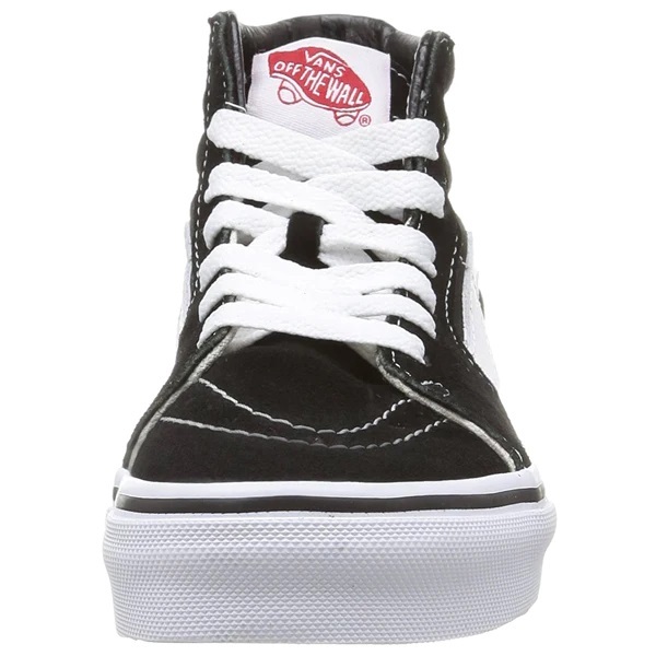 Vans Sk8 Hi Black True White Kids Shoes [Size: US 1]