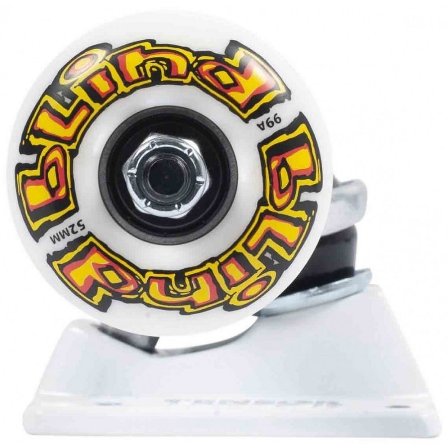 Tensor Blind Wheel Combo OG Stretch Raw White Set Of 2 Skateboard Trucks [Size: 5.25]