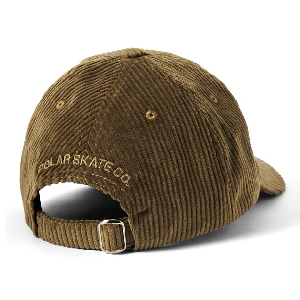 Polar Skate Co Stroke Logo Cord Brass Large Hat