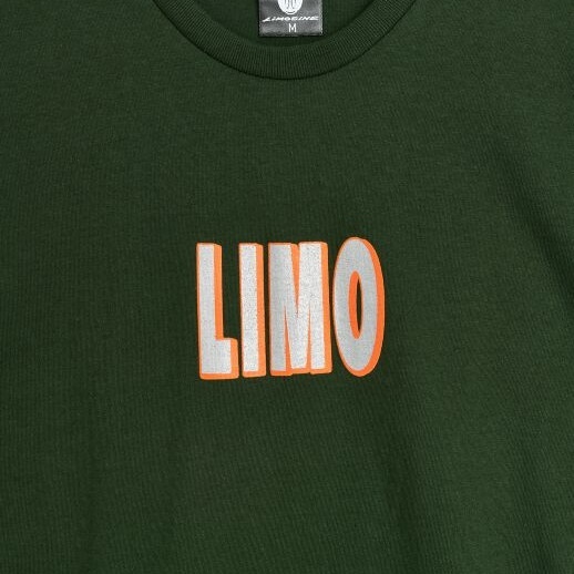 Limosine Limo Sticker Forest Green T-Shirt