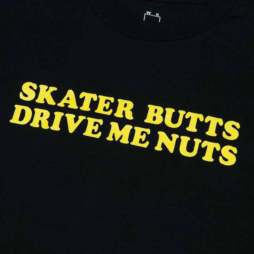 WKND Skate Butts Black T-Shirt [Size: L]