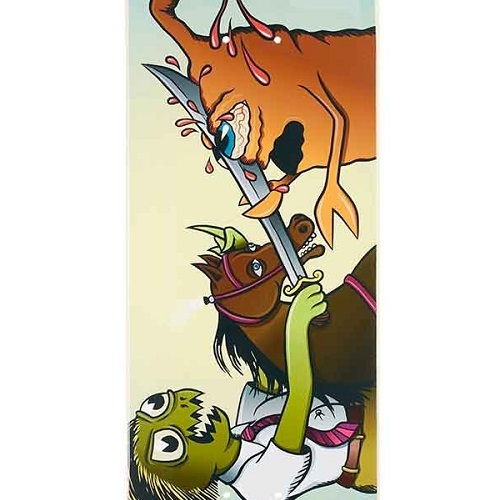 Toy Machine Slash Jeremy Leabres 8.0 Skateboard Deck