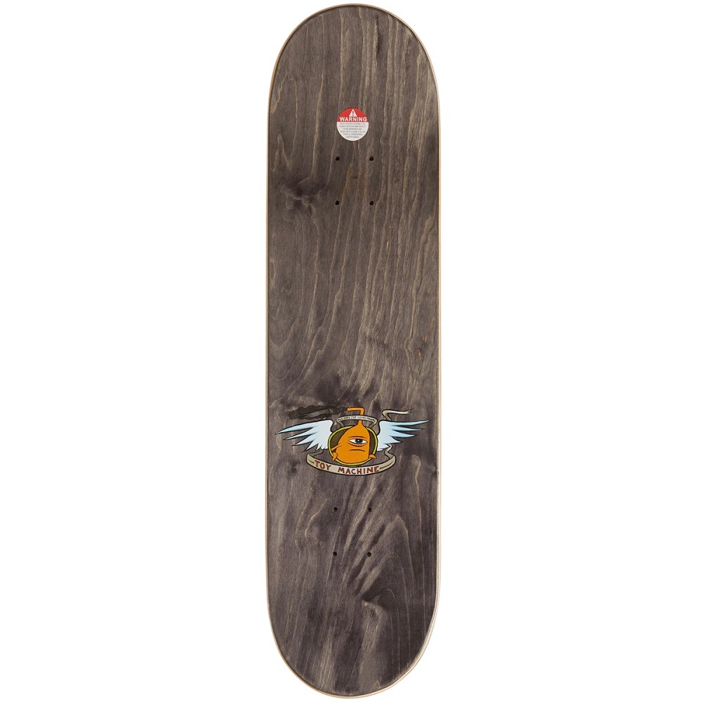 Toy Machine Fists Orange 8.25 Skateboard Deck