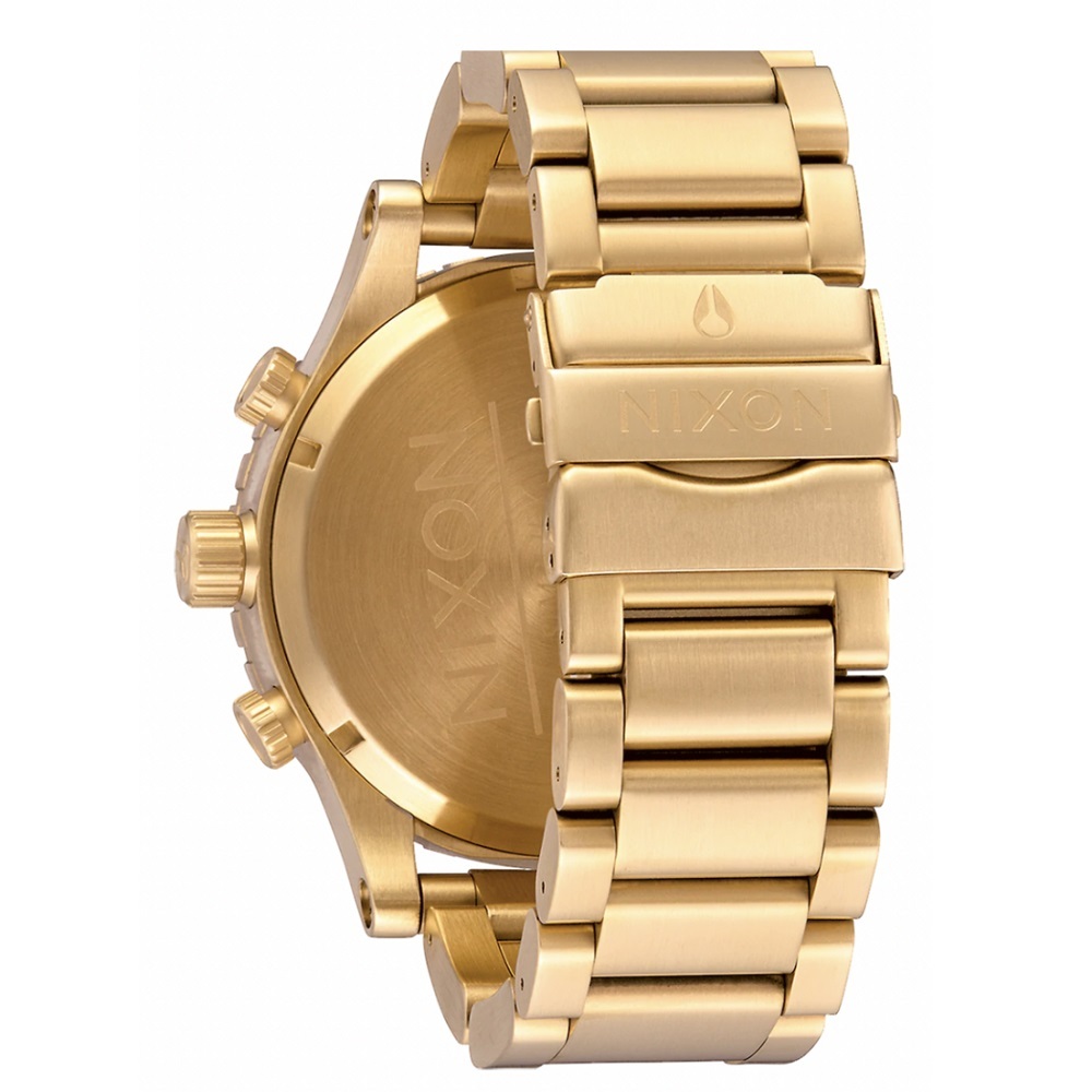 Nixon Chrono 51-30 V1 Gold Indigo Watch