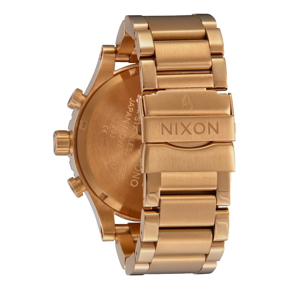 Nixon Chrono 51-30 V1 All Gold Gold Black Watch