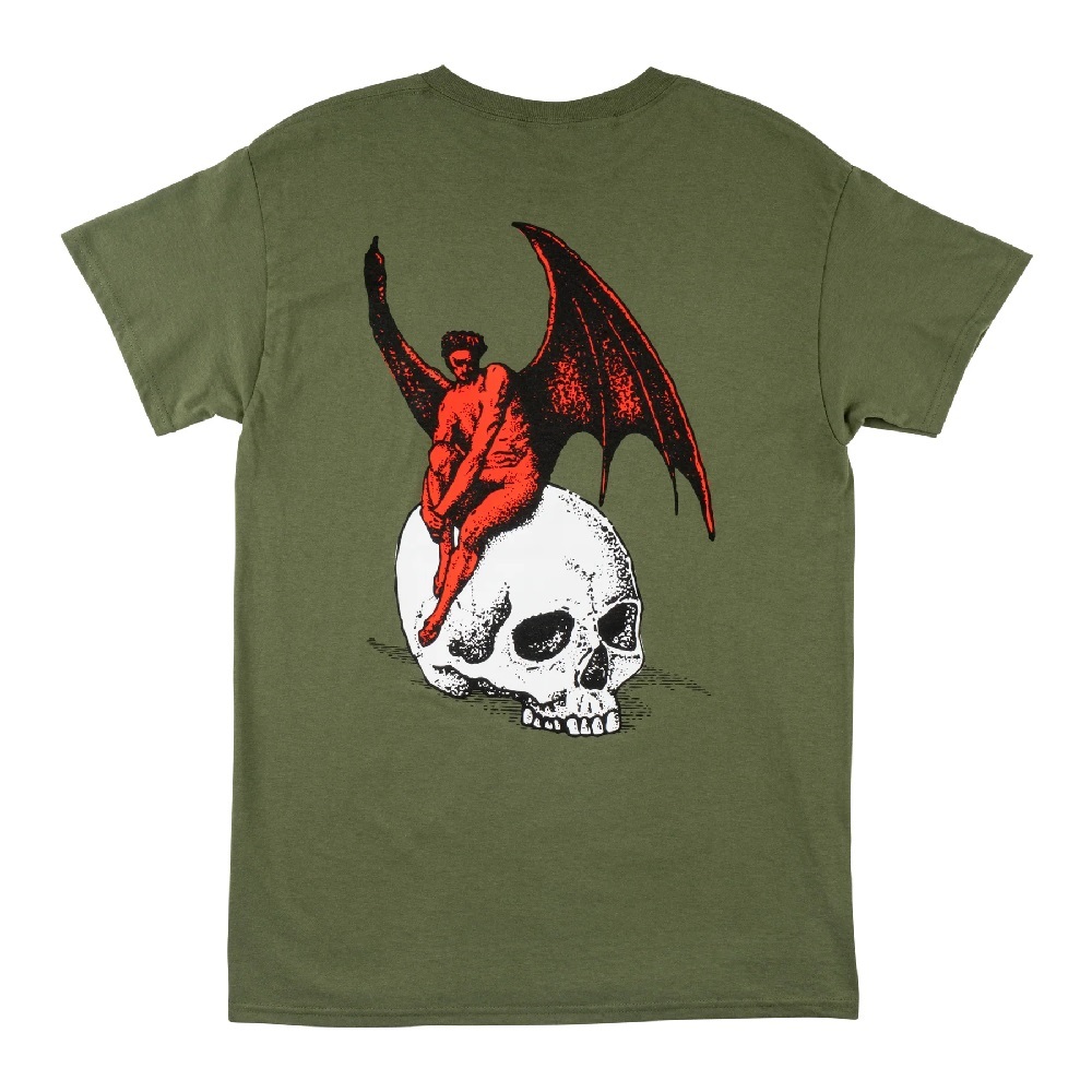 Welcome Skateboards Nephilim Olive T-Shirt [Size: L]