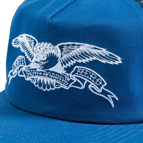 Anti Hero Basic Eagle Blue White Trucker Hat