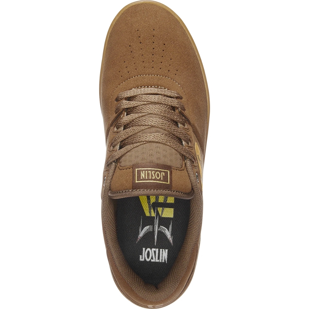 Etnies Josl1n Brown Gum Gold Mens Skate Shoes