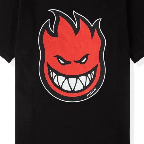 Spitfire Bighead Fill Black Red Red Youth T-Shirt [Size: S]
