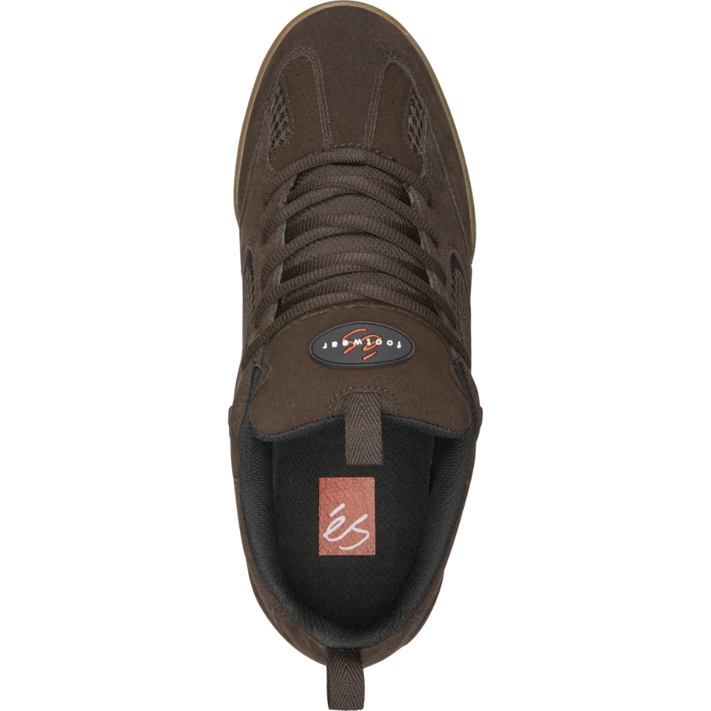 Es Quattro Chocolate Gum Mens Skate Shoes [Size: US 9]