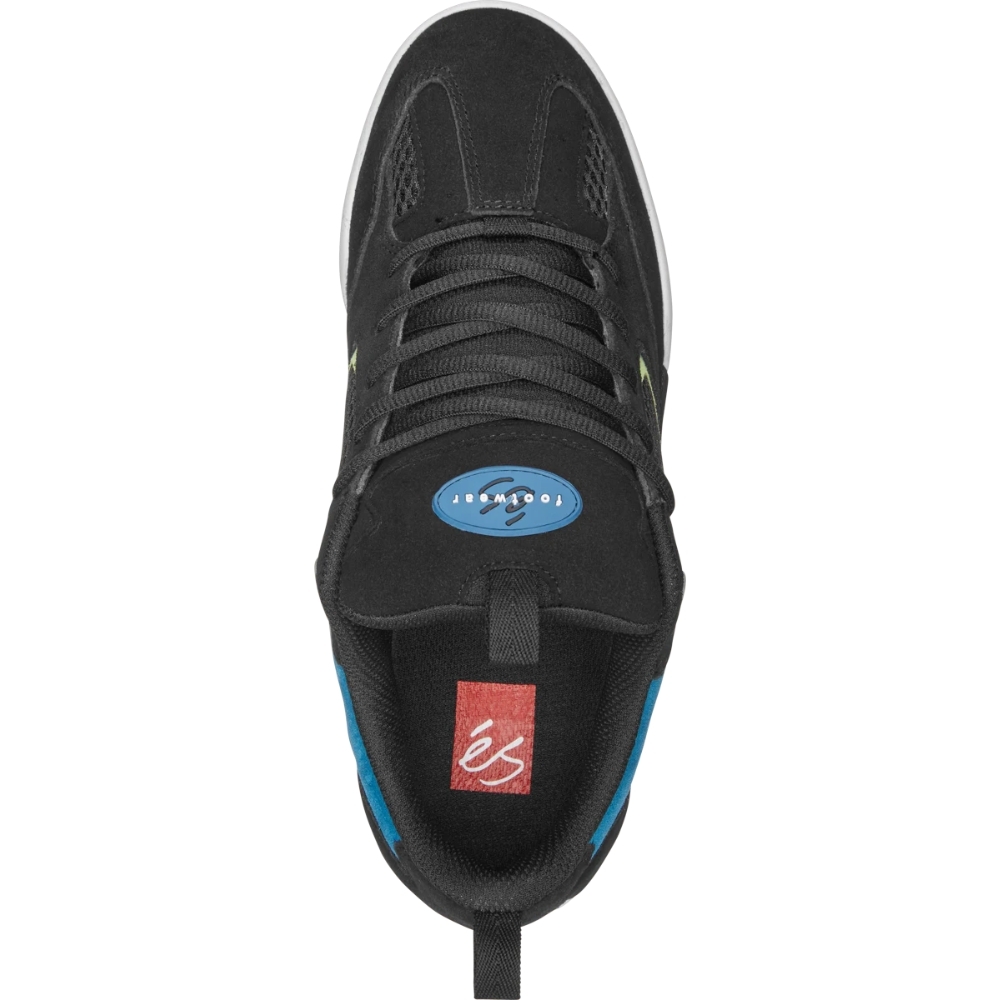 Es Quattro Black Blue White Mens Skate Shoes [Size: US 9]