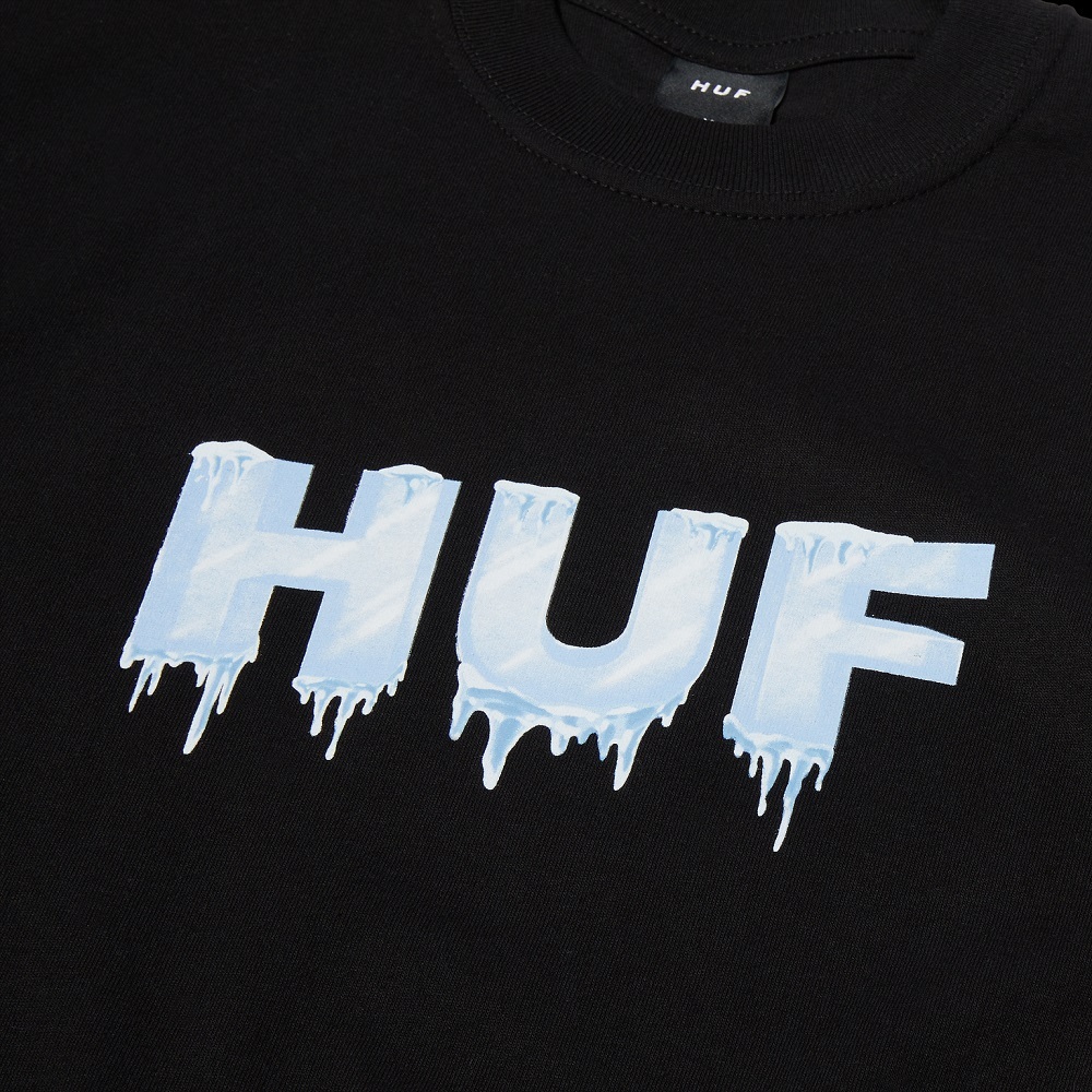 HUF Icey Black T-Shirt [Size: XL]