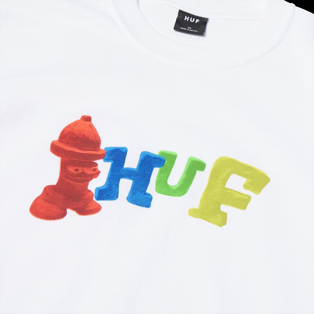 HUF Claytime White T-Shirt [Size: XL]