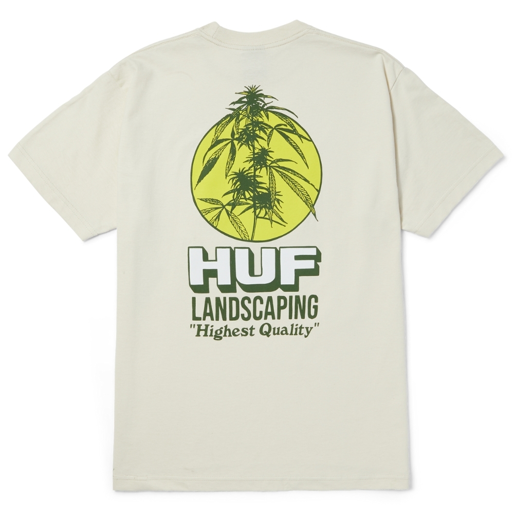 HUF Landscaping Bone T-Shirt [Size: L]