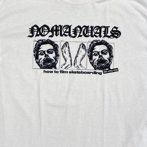 No Manuals Trendsetter White T-Shirt [Size: M]