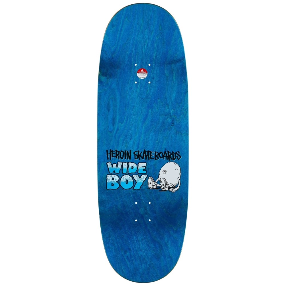 Heroin Wide Boy Egg 10.75 Skateboard Deck