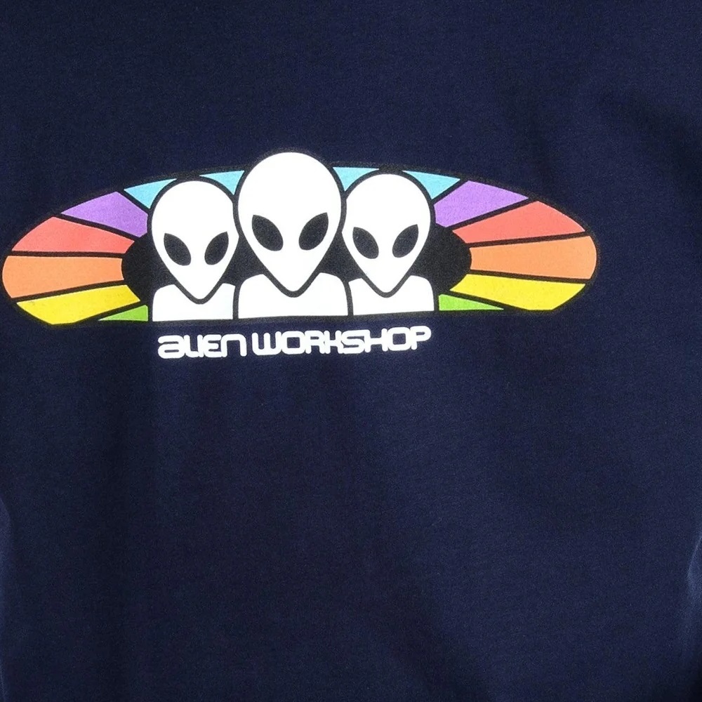 Alien Workshop Spectrum Navy T-Shirt [Size: M]
