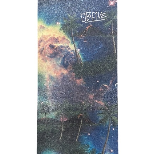 Skull Palm Trees Skateboard Grip Tape - 33.1x9.1 Inch Waterproof Deck Sandpaper