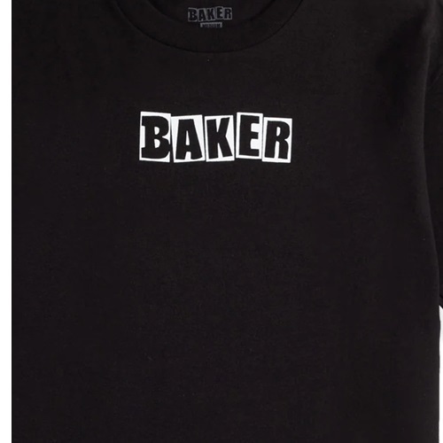 Baker Brand Logo Black White Youth T-Shirt
