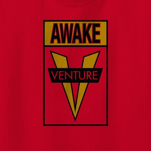 Venture Truck Co Awake Red Gold T-Shirt [Size: S]