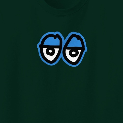 Krooked Eyes Large Green Blue T-Shirt [Size: S]