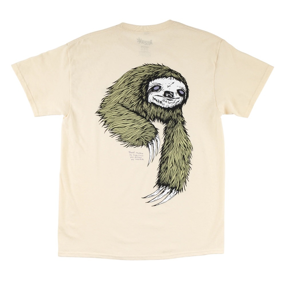 Welcome Skateboards Sloth Bone Sage T-Shirt [Size: S]