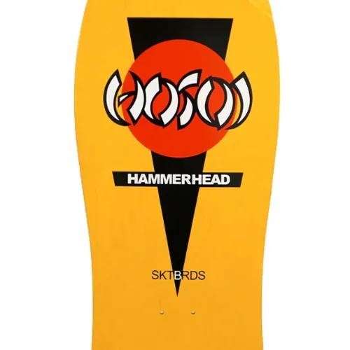 Hosoi OG Hammerhead Yellow Red Reissue Skateboard Deck
