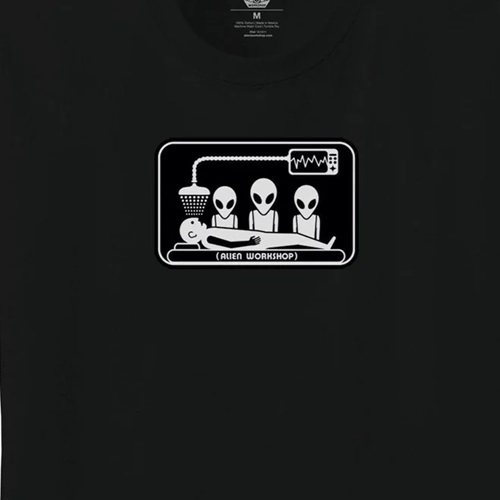 Alien Workshop Abduction Black T-Shirt [Size: M]